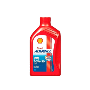 Aceite Shell 20W50 AX3 Rojo
