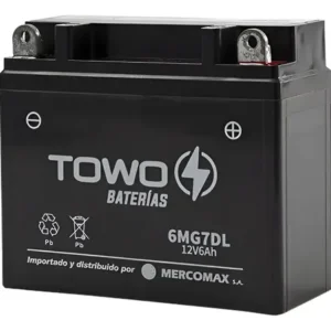 BATERIA 12N7 FINA (6MG7DL-7BL) - TOWO