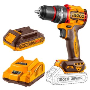Taladro Inalámbrico Ingco 20V + Batería 2.0Ah
