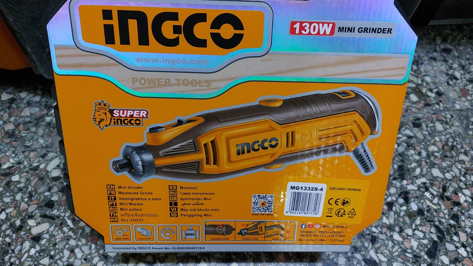 Mini Amoladora / Mototool Ingco 130W – Modelo MG13328-4 - Image 4