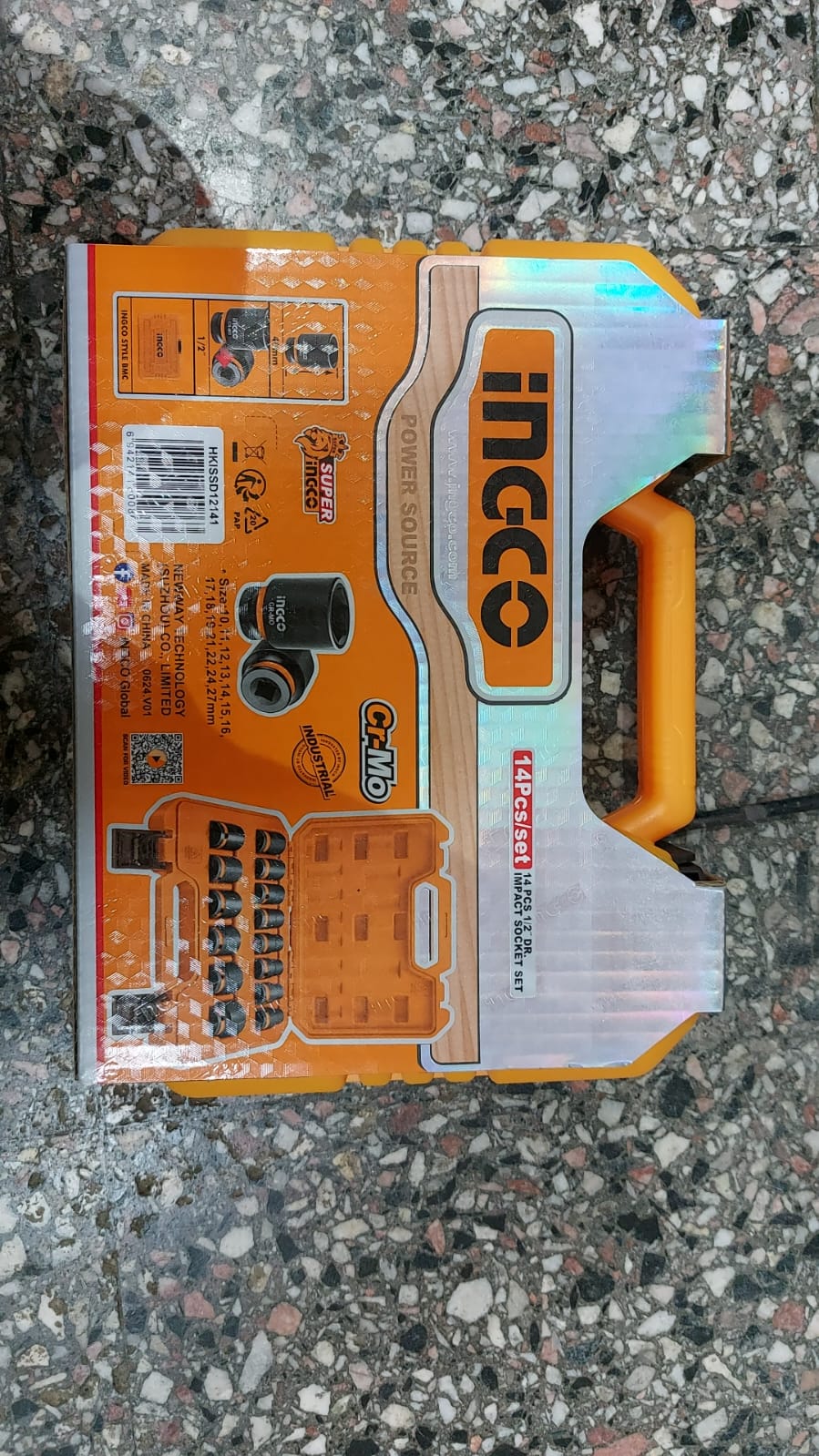 Juego de Tubos de Impacto Ingco 14 Piezas 1/2" CR-MO Industrial - Image 4