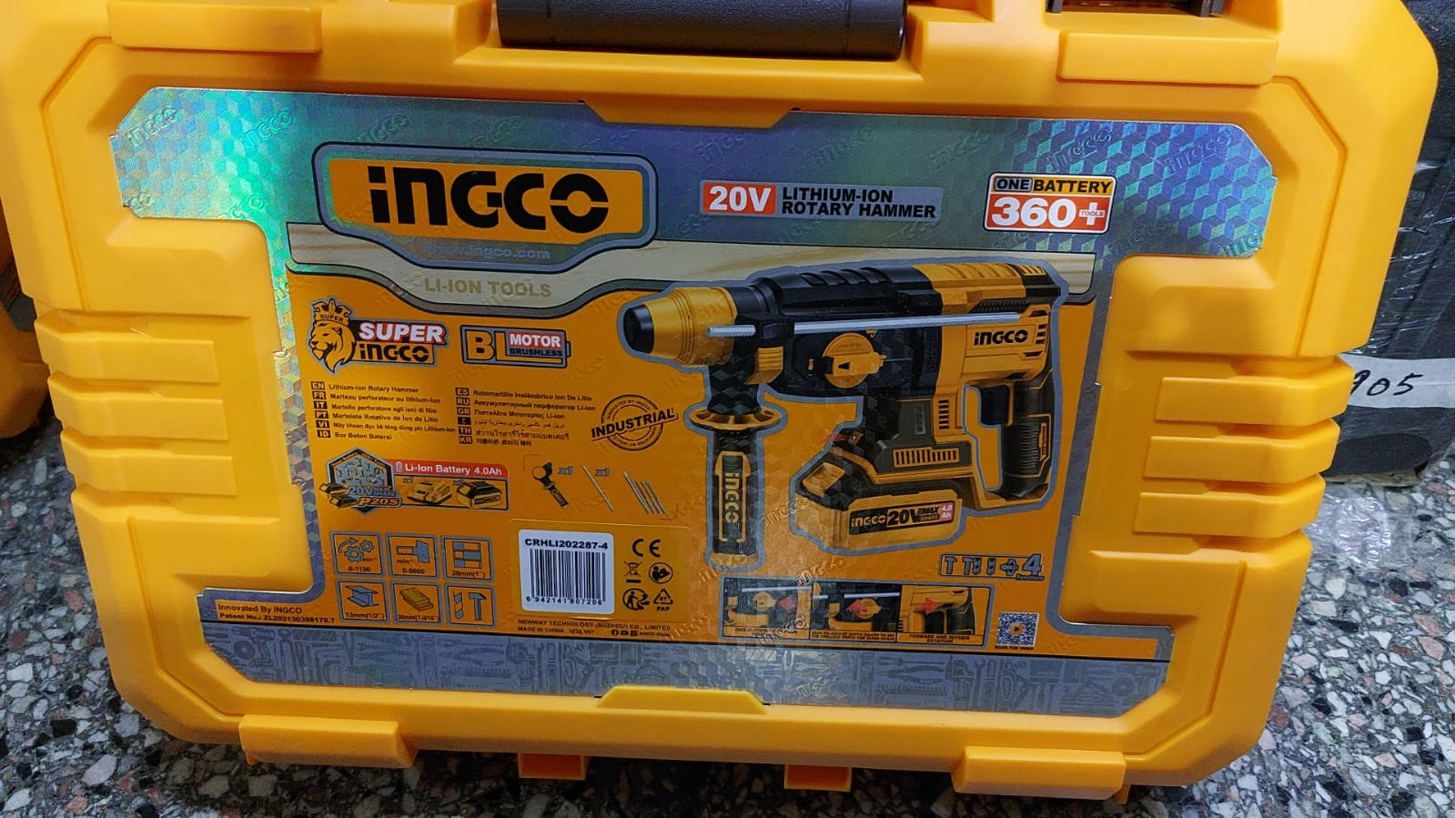 Rotomartillo a Batería Ingco 20V Brushless – Industrial - Image 2