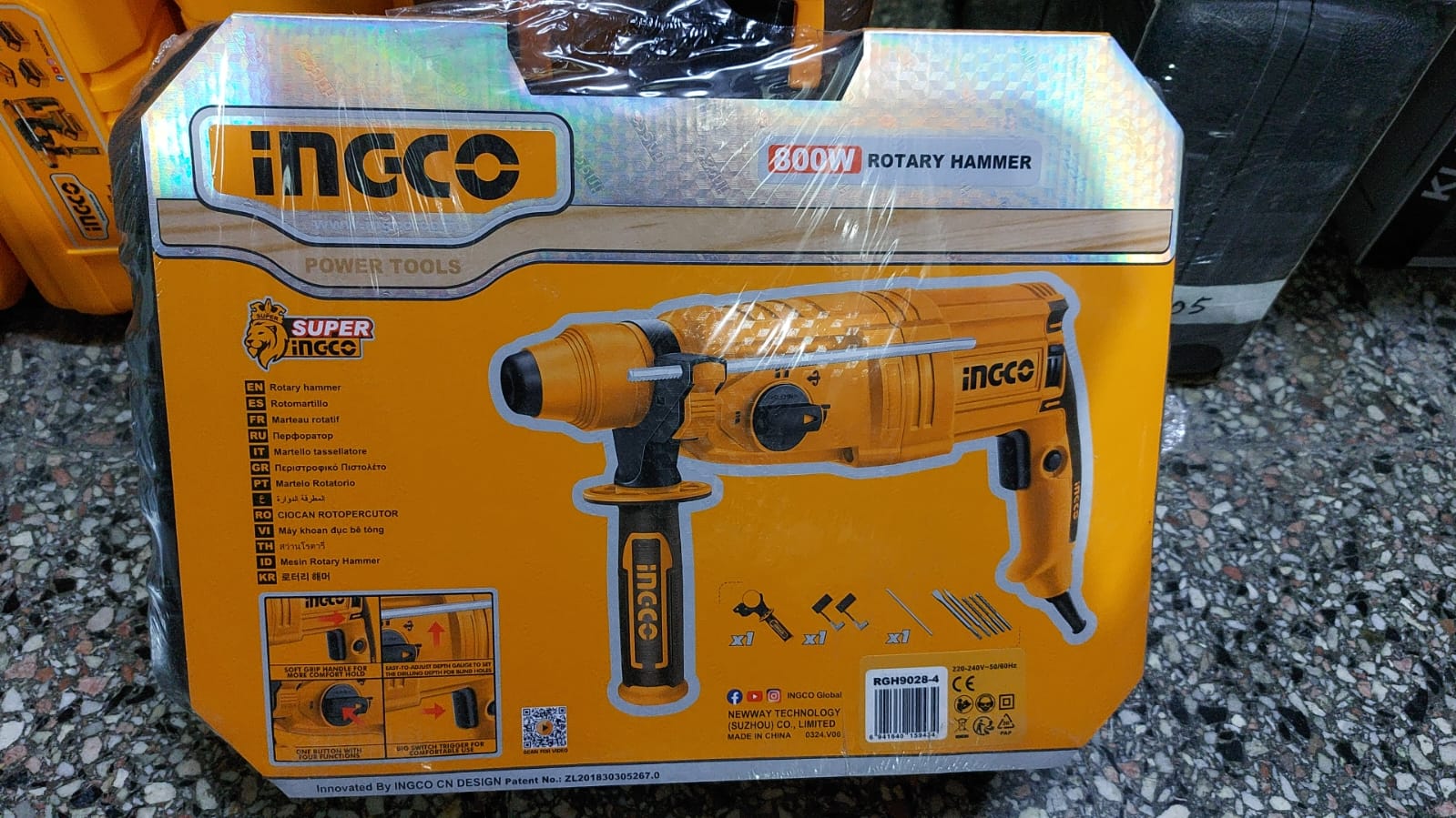 Rotomartillo Ingco 800W SDS Plus – Industrial - Image 4