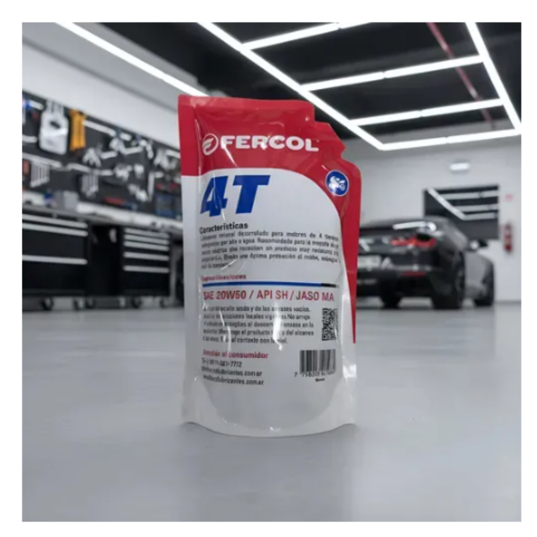 Aceite Fercol 4T SAE 20W50 – 900cc - Image 2