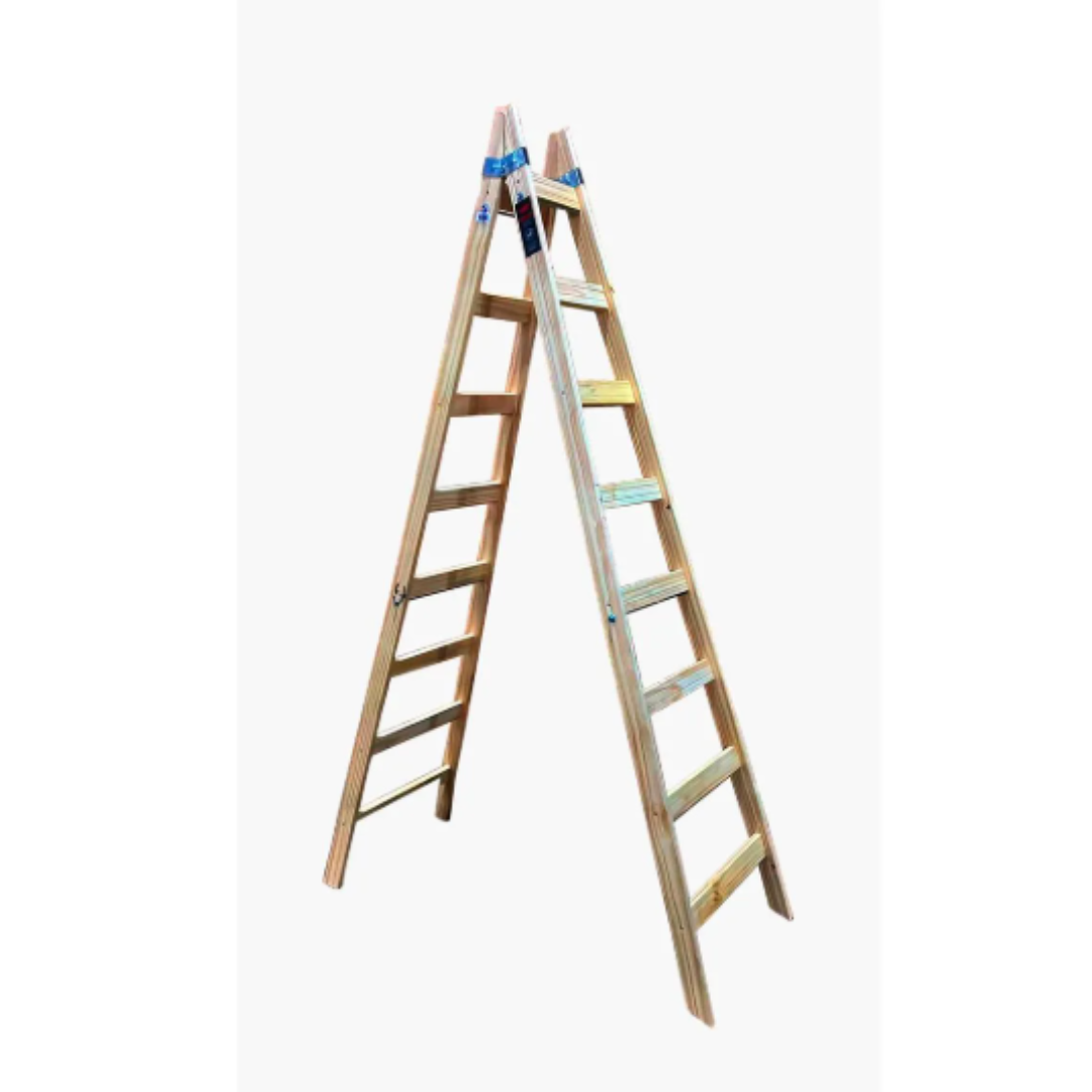 Escalera de Madera 8 Escalones para Pintor – Marca Alpina