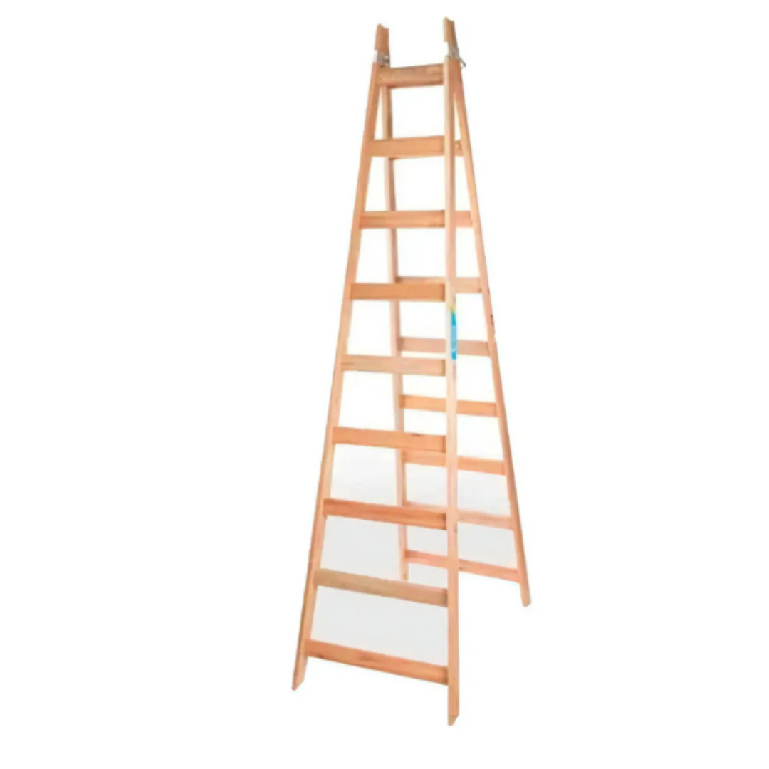 Escalera de Madera 9 Escalones para Pintor – Marca Alpina